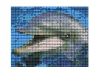 Pixelhobby képkészlet, delfin (801001, 1db alaplap + színek, 7-99 év)