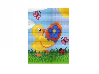 Pixelhobby képkészlet, húsvéti csibe (801397, 1db alaplap + színek, 7-99 év)