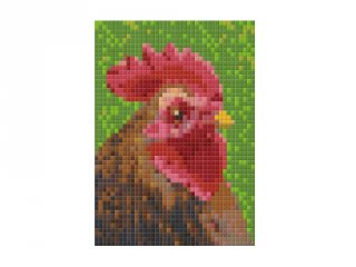 Pixelhobby képkészlet, kakas (801316, 1db alaplap + színek, 7-99 év)
