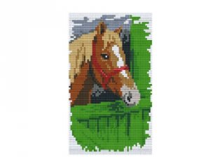 Pixelhobby képkészlet, lovas (802017, 2db alaplap + színek, 7-99 év)