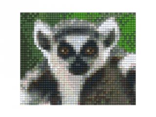 Pixelhobby képkészlet, majom (801310, 1db alaplap + színek, 7-99 év)