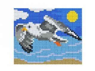 Pixelhobby képkészlet, sirály (801370, 1db alaplap + színek, 7-99 év)