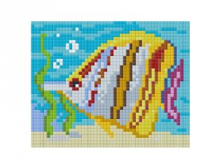 Pixelhobby képkészlet, tengeri hal (801369, 1db alaplap + színek, 7-99 év)