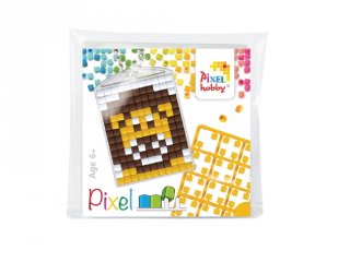Pixelhobby Kulcstartó készlet, oroszlán (23070, 1db kulcstartó alaplap + 3 szín, 7-99 év)