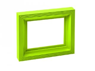 Pixelhobby műanyag képkeret, lime zöld (20058, 10x12 cm-es alaplaphoz, 4-99 év)