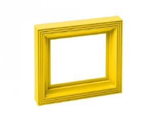 Pixelhobby műanyag képkeret, sárga (20057, 10x12 cm-es alaplaphoz, 4-99 év)