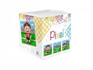 Pixelhobby, Pixel kocka, futball (29007, 3db 6x6 cm-es képhez, 7-99 év)