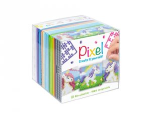 Pixelhobby, Pixel kocka, unikornis (29022, 3db 6x6 cm-es képhez, 7-99 év)