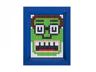 Pixelhobby, Pixel XL készlet, zombi (12035, 10x12 cm-es alaplap, XL színek, képkeret, 4-6 év)