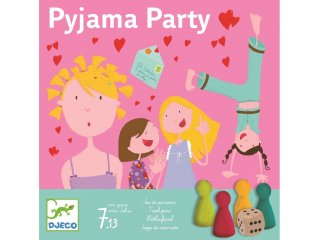 Pizsama parti (Djeco, 8448, parti társasjáték lányoknak, 7-14 év)