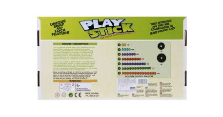 Play Stick rudak, 210 db-os építőjáték készlet (883-50, 4-8 év)