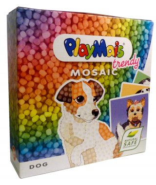 PlayMais trendy MOSAIC, Kutyák (Playmais, Dog, kreatív összeépítős játék, 8-12 év)