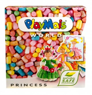 PlayMais WORLD, Hercegnők (Playmais, Princess, kreatív összeépítős játék, 5-8 év)