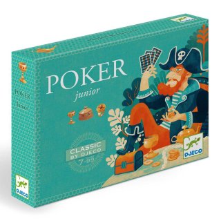 Póker Junior, Djeco klasszikus társasjáték - 5236 (7-99 év)