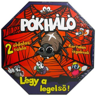 Pókháló, LÉGY az első! (vidám, kétoldalas társasjáték egy póknyi nehezítéssel, 4-12 év)