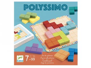 Polyssimo (Djeco, 8451, egyszemélyes logikai játék, 7-99 év)