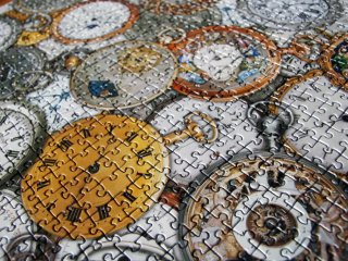 Puzzle 1000 db-os, Időmérő szerkezetek (Piatnik, 1000 db-os puzzle, 12-99 év)