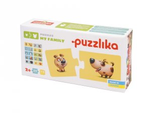 Puzzlika Állatcsalád, 20 db-os XXL puzzle (2-5 év)
