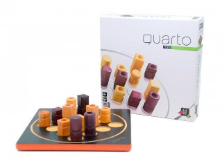 Quarto travel, amőba, ötödölő (Gigamic, minőségi fa, kétszemélyes stratégiai társasjáték, 8-99 év)
