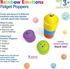 Rainbow Emotion Fidget Poppers, Learning Resources stresszoldó játék (5573, 3-10 év)