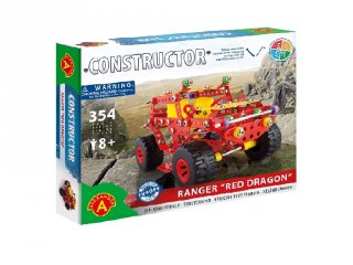 Ranger Red Dragon fém építőjáték, 354 db-os tudományos építőkészlet (8-14 év)