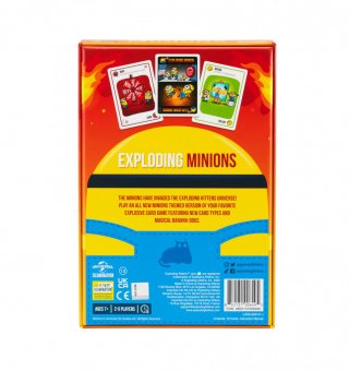 Robbanó minyonok, egy roppant szórakoztató kártyajáték (7-99 év)