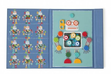 Robotok Színek és formák, mágneses logikai játék (Scratch, 4-7 év)
