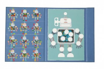 Robotok Színek és formák, mágneses logikai játék (Scratch, 4-7 év)