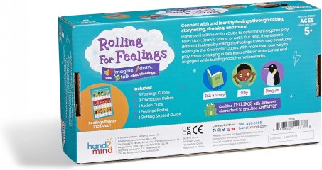 Rolling For Feelings Érzelmi dobókocka, Learning Resources fejlesztő játék (95387, 5-12 év)