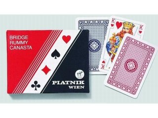 Römi kártya standard, 2x55 lapos (Piatnik, családi, kártyajáték, 6-99 év)