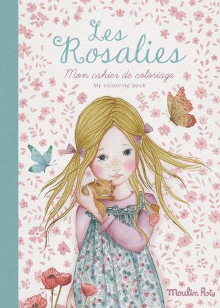 Rosalie színező, kifestő füzet, kreatív szett (710539, Moulin Roty, 5-10 év)