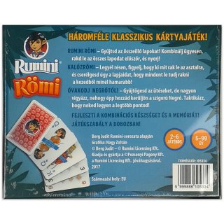 Rumini Römi, kártyajáték (Pagony, 5-12 év)