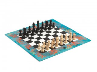 Sakk (Djeco, 5216, kétszemélyes stratégiai játék, 5-99 év)