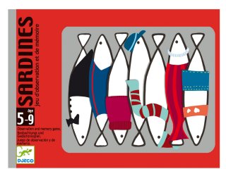Sardines (Djeco, 5161, gyorsasági kártyajáték, 5-99 év)