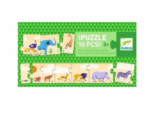 Sorozatkirakó Kicsi és nagy, 10 db-os Djeco puzzle - 8189 (3-6 év)