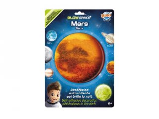 Sötétben világító bolygó Mars, Buki gyerekszoba kiegészítő (3DF8)