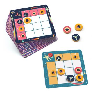 Space logic Képes sudoku, Djeco logikai játék - 8580 (7-99 év)