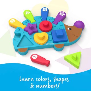 Spike finommotorika fejlesztő süni, Learning Resources készségfejlesztő játék (9103, 1,5-3 év)