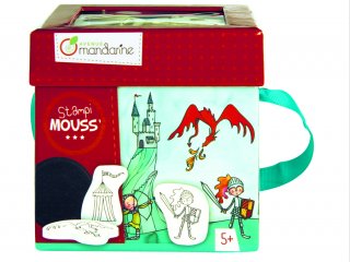 Stampi' Mouss, Lovag nyomdakészlet (avenue mandarine, rajzeszköz, 5-12 év)