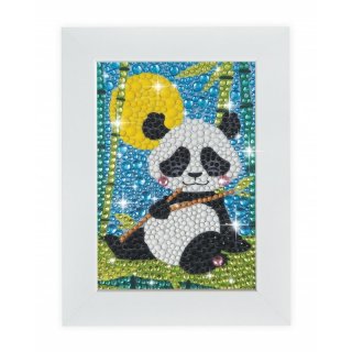 Strasszkép készítés fa képkerettel Panda, Buki kreatív játék (BUKIDP011, 7-12 év)