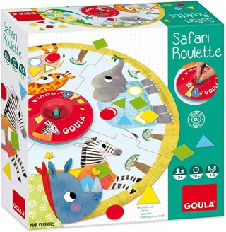 Szafari roulette, első társasjáték (53156, Goula, 3-6 év)