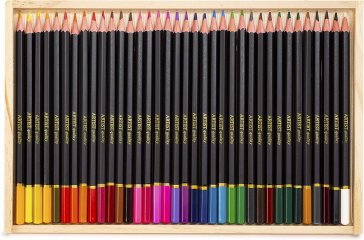 Színes ceruza készlet fa dobozban, 36 db-os, Artist Quality (6-99 év)