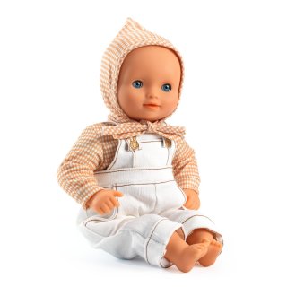 Színes ruha szett Canelle babaruha 28-32 cm-es babához, Djeco szerepjáték - 7732 (18 hó-6 év)