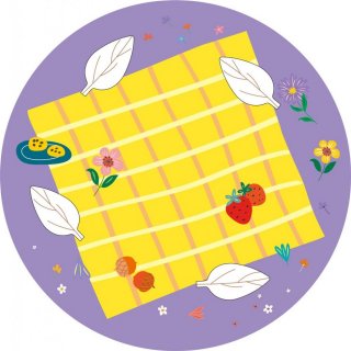 Színező készlet méhviasz krétával Piknikezés, kreatív szett (Avenir, 3-6 év)