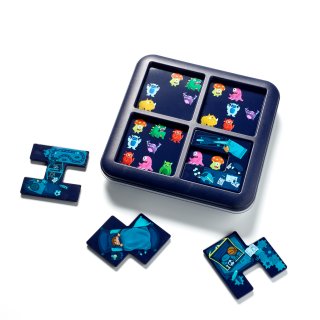 Szörnyrejtő, Smart Games egyszemélyes logikai játék 60 feladvánnyal (6-99 év)
