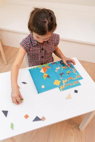 Tangram állatok, mágneses logikai játék (SC6182295, Scratch, 4-8 év)