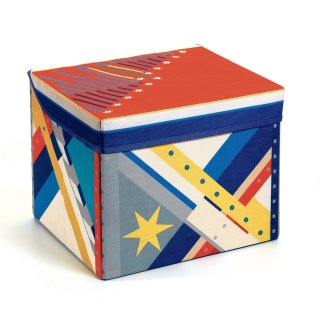 Tárolódoboz Rocket toy box, Djeco gyerekszoba kiegészítő - 4485