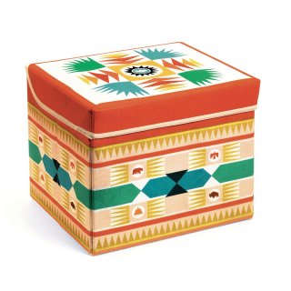 Tárolódoboz Teepee toy box, Djeco gyerekszoba kiegészítő - 4482