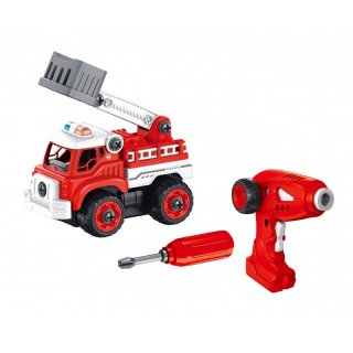 Távirányítós összeszerelhető tűzoltóautó, Buki szerepjáték (3-7 év)