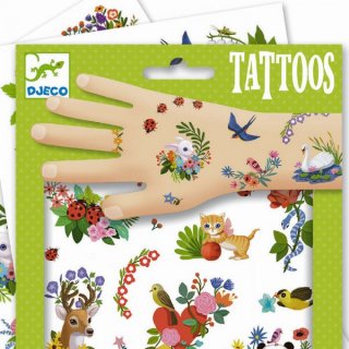 Tetoválás, Boldog tavasz (Djeco, 9591, bőrbarát tetkó, 3-10 év)
